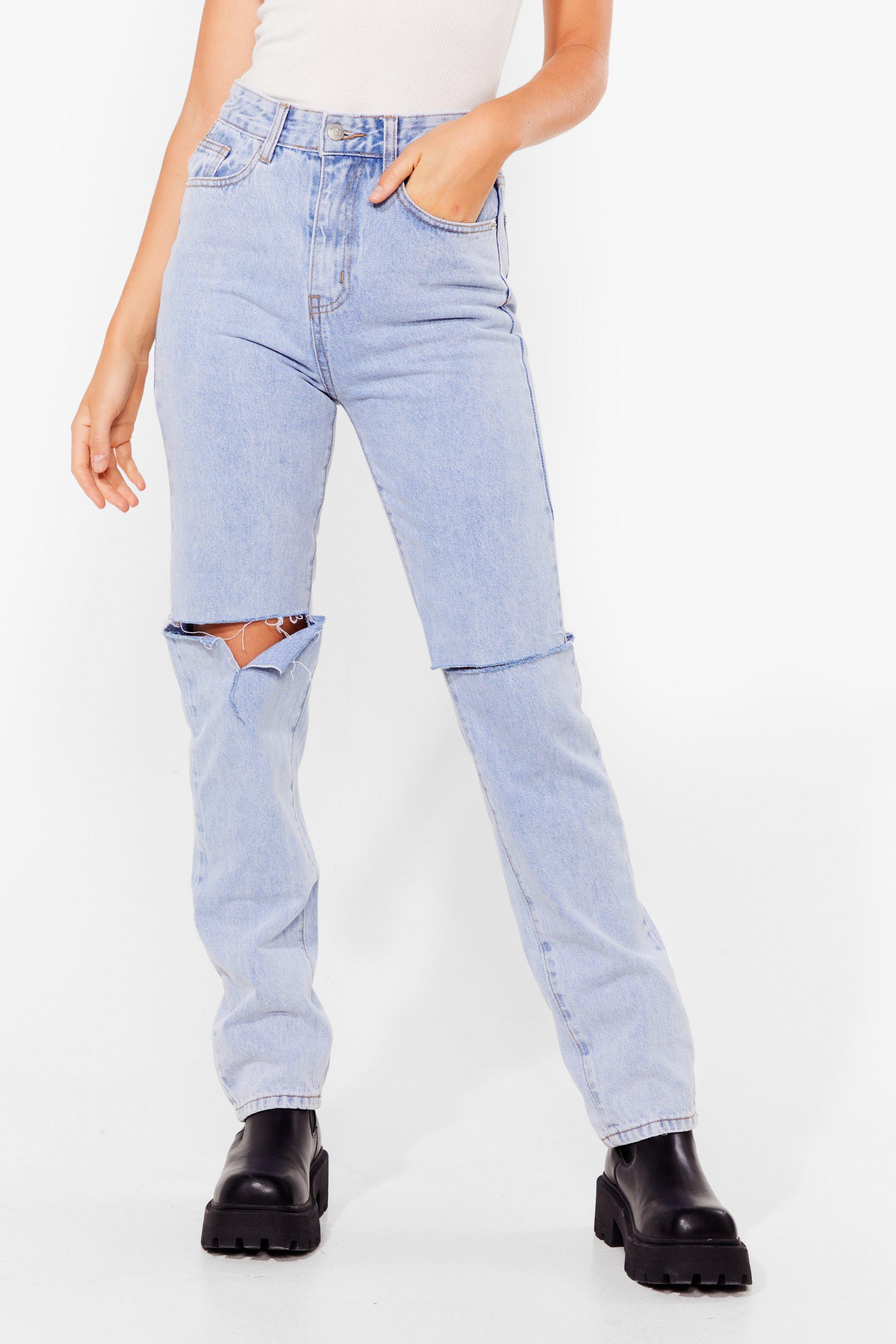 Nasty gal best sale ripped jeans